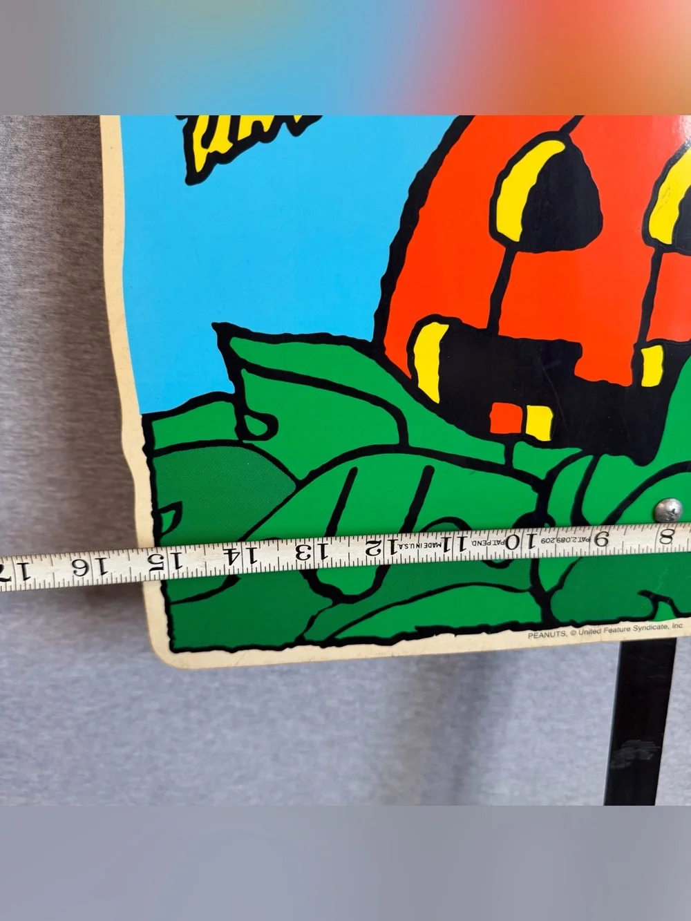 Vtg 1998 Halloween Charlie Brown Pumpkin Outdoor Yard Sign Decor Art Prop
